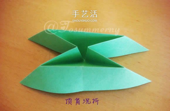 圣诞星折法图解教程 折纸圣诞星的方法步骤(图40)