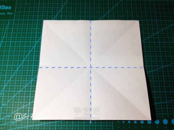背着麻袋的可爱圣诞老人手工折纸图解教程(图6)