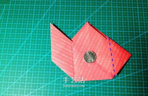 背着麻袋的可爱圣诞老人手工折纸图解教程(图25)