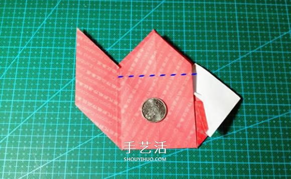 背着麻袋的可爱圣诞老人手工折纸图解教程(图26)