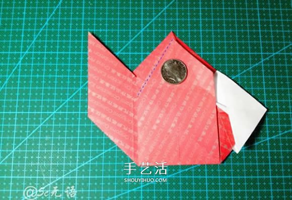 背着麻袋的可爱圣诞老人手工折纸图解教程(图27)