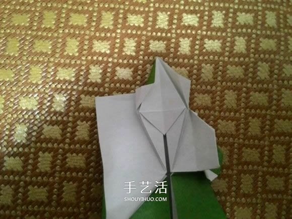 圣诞老人折纸步骤图解 纸折圣诞老人怎么折(图56)
