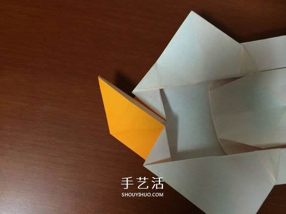 复杂立体跑车的折法 详细折纸跑车图解步骤(图36)