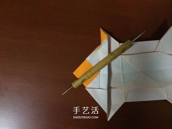 复杂立体跑车的折法 详细折纸跑车图解步骤(图45)