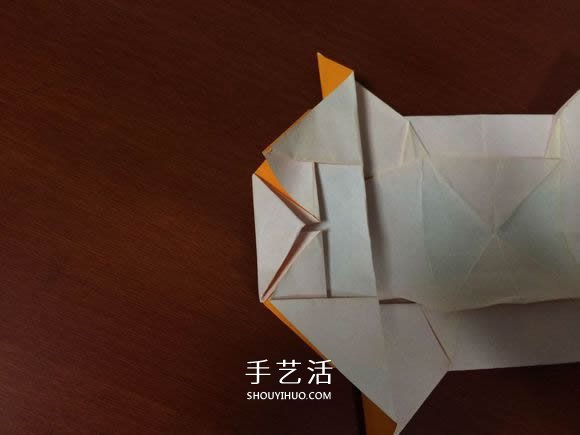 复杂立体跑车的折法 详细折纸跑车图解步骤(图51)