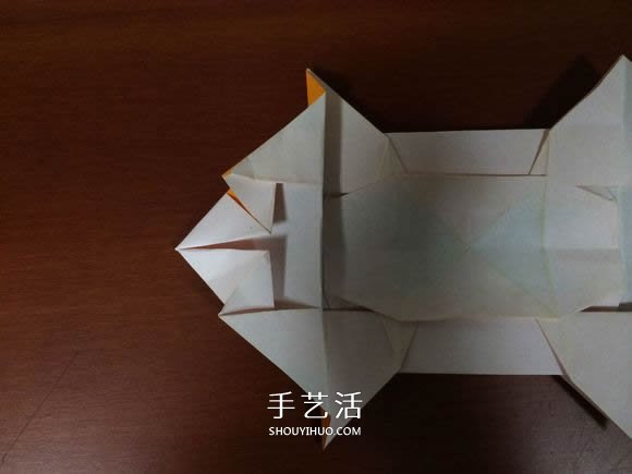复杂立体跑车的折法 详细折纸跑车图解步骤(图50)