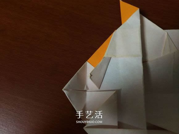 复杂立体跑车的折法 详细折纸跑车图解步骤(图54)