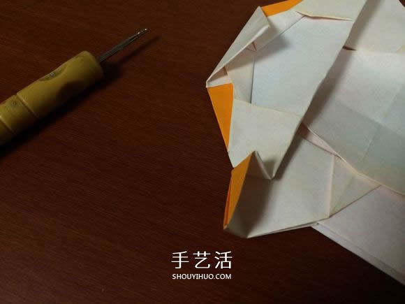 复杂立体跑车的折法 详细折纸跑车图解步骤(图58)