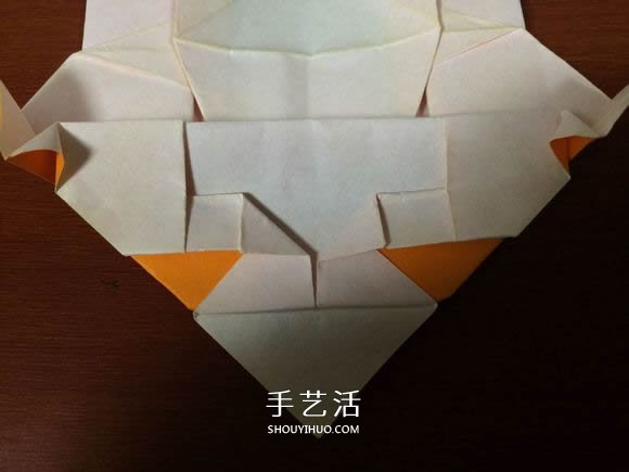 复杂立体跑车的折法 详细折纸跑车图解步骤(图67)