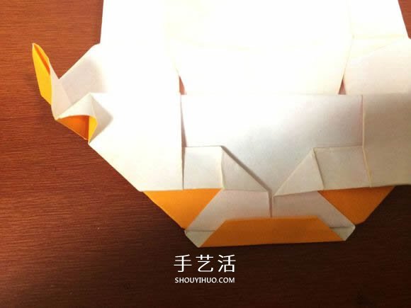 复杂立体跑车的折法 详细折纸跑车图解步骤(图69)