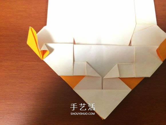 复杂立体跑车的折法 详细折纸跑车图解步骤(图64)
