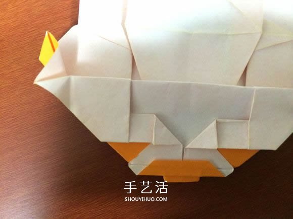 复杂立体跑车的折法 详细折纸跑车图解步骤(图74)