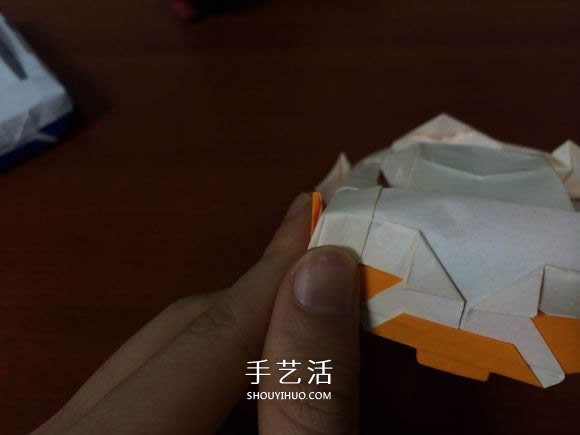 复杂立体跑车的折法 详细折纸跑车图解步骤(图81)
