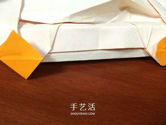 复杂立体跑车的折法 详细折纸跑车图解步骤(图84)