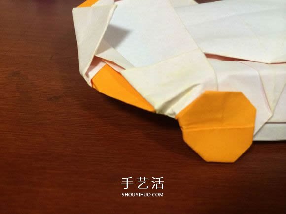 复杂立体跑车的折法 详细折纸跑车图解步骤(图91)