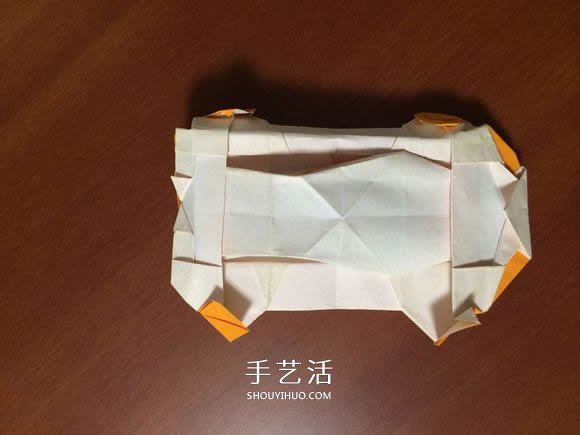 复杂立体跑车的折法 详细折纸跑车图解步骤(图94)