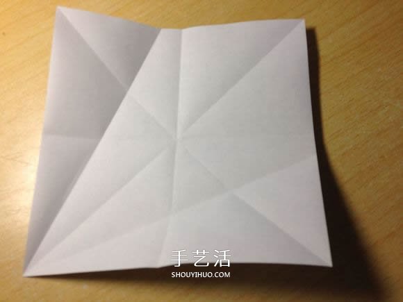 挖土机的折纸方法图解 手工挖掘机的折法过程(图6)