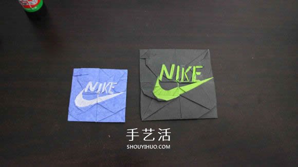 耐克标志的折纸方法 怎么折NIKE标志的图解(图49)