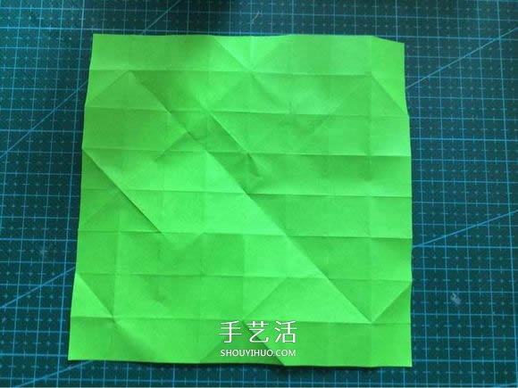 拼图零片的折纸方法 手工折纸拼图的图解教程(图4)