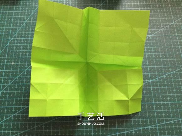 拼图零片的折纸方法 手工折纸拼图的图解教程(图8)