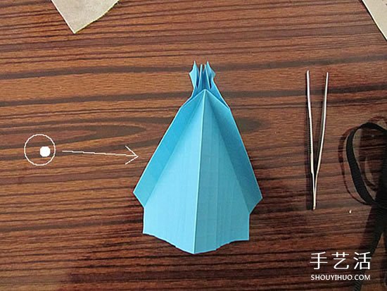 骷髅头的折纸方法图解 怎么折骷髅头的过程(图13)