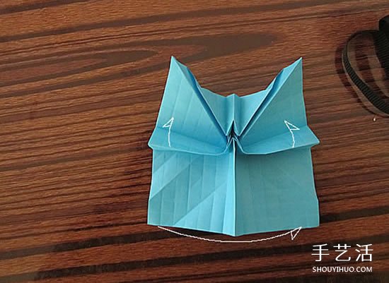 骷髅头的折纸方法图解 怎么折骷髅头的过程(图20)