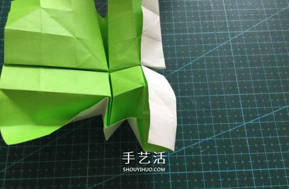 拼图零片的折纸方法 手工折纸拼图的图解教程(图15)