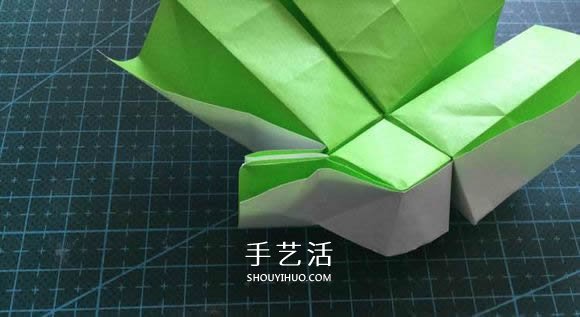 拼图零片的折纸方法 手工折纸拼图的图解教程(图16)