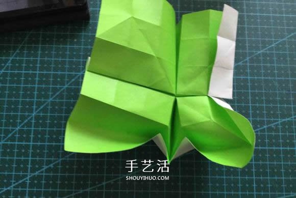 拼图零片的折纸方法 手工折纸拼图的图解教程(图14)