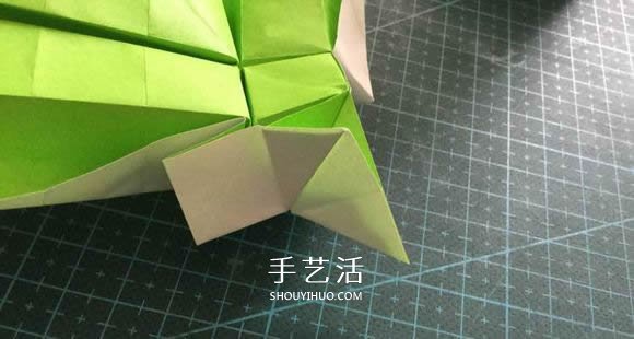拼图零片的折纸方法 手工折纸拼图的图解教程(图17)