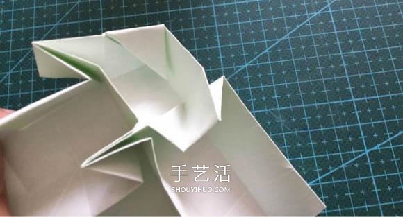 拼图零片的折纸方法 手工折纸拼图的图解教程(图19)