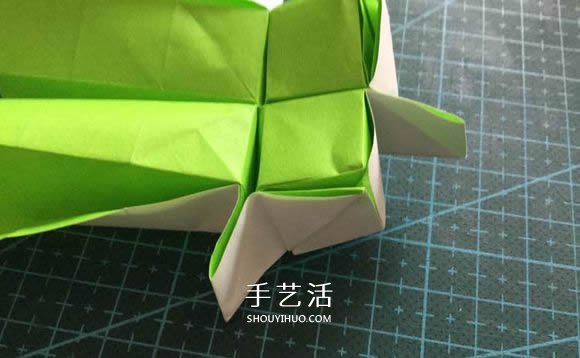 拼图零片的折纸方法 手工折纸拼图的图解教程(图21)