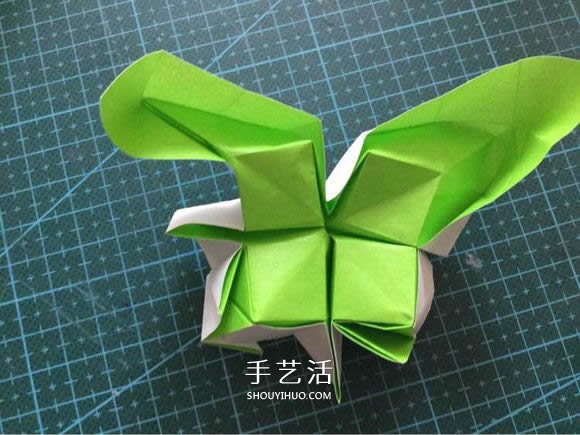 拼图零片的折纸方法 手工折纸拼图的图解教程(图23)