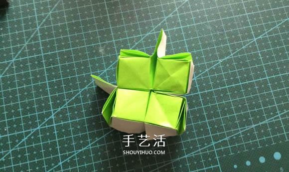 拼图零片的折纸方法 手工折纸拼图的图解教程(图24)