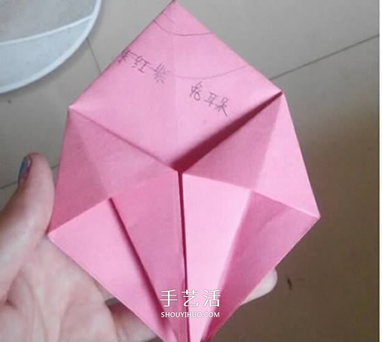 简易高跟鞋的折法图解 手工折纸高跟鞋的方法(图11)