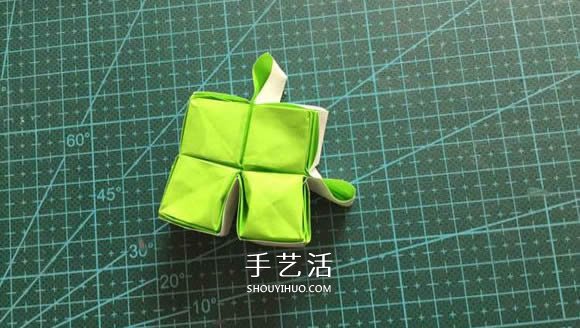 拼图零片的折纸方法 手工折纸拼图的图解教程(图25)