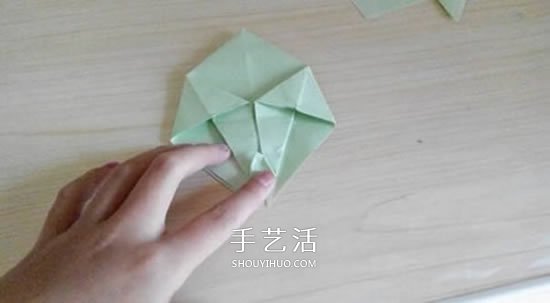 简易高跟鞋的折法图解 手工折纸高跟鞋的方法(图14)