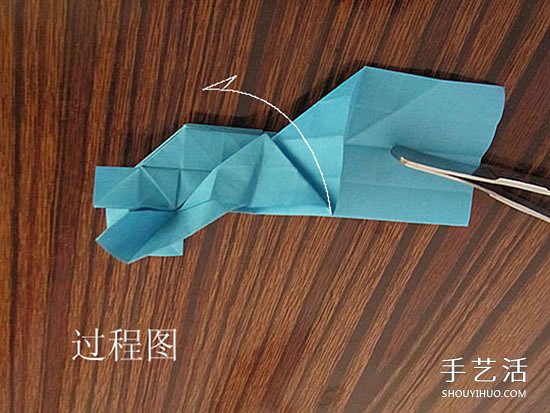骷髅头的折纸方法图解 怎么折骷髅头的过程(图35)