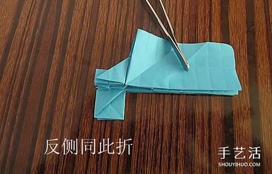 骷髅头的折纸方法图解 怎么折骷髅头的过程(图37)