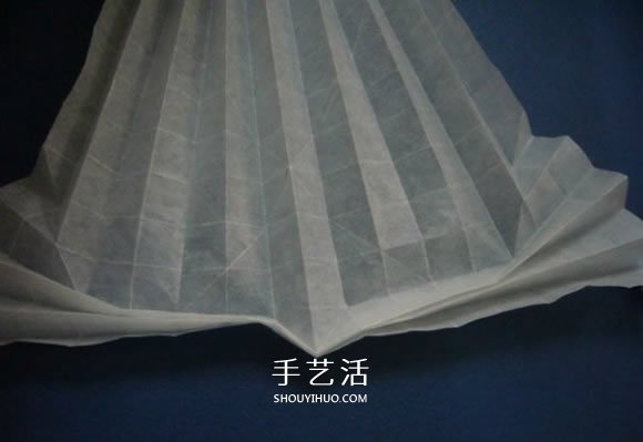龙头戒指的折纸方法 手工折纸龙头戒图解教程(图6)