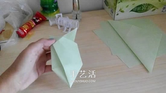 简易高跟鞋的折法图解 手工折纸高跟鞋的方法(图16)
