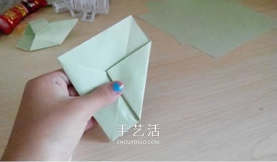 简易高跟鞋的折法图解 手工折纸高跟鞋的方法(图22)