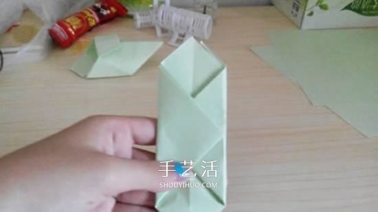 简易高跟鞋的折法图解 手工折纸高跟鞋的方法(图23)