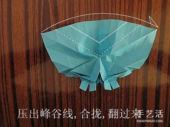 骷髅头的折纸方法图解 怎么折骷髅头的过程(图43)