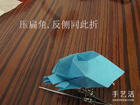 骷髅头的折纸方法图解 怎么折骷髅头的过程(图47)