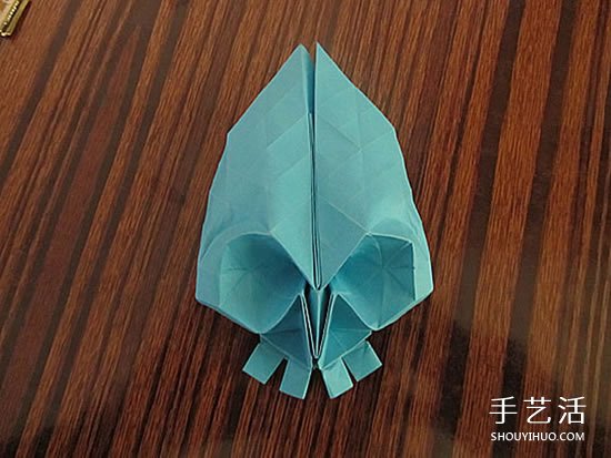 骷髅头的折纸方法图解 怎么折骷髅头的过程(图48)