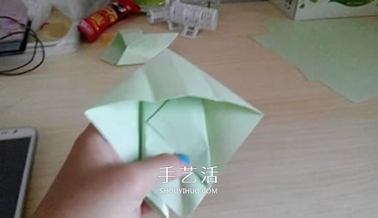 简易高跟鞋的折法图解 手工折纸高跟鞋的方法(图25)