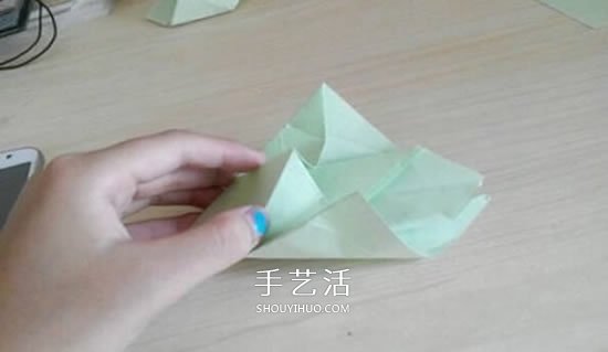 简易高跟鞋的折法图解 手工折纸高跟鞋的方法(图29)