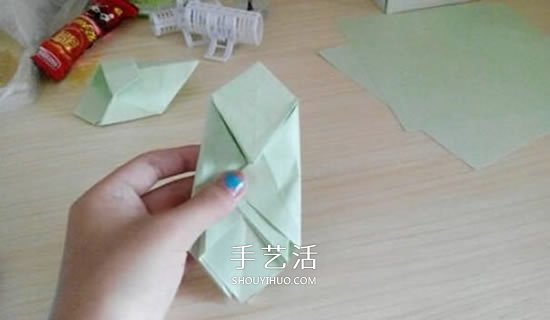 简易高跟鞋的折法图解 手工折纸高跟鞋的方法(图31)