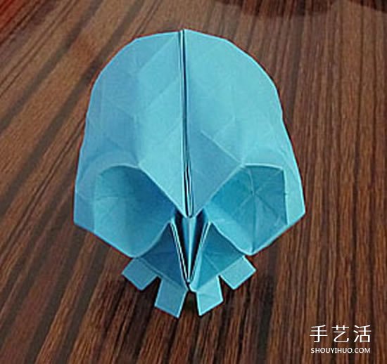 骷髅头的折纸方法图解 怎么折骷髅头的过程(图49)
